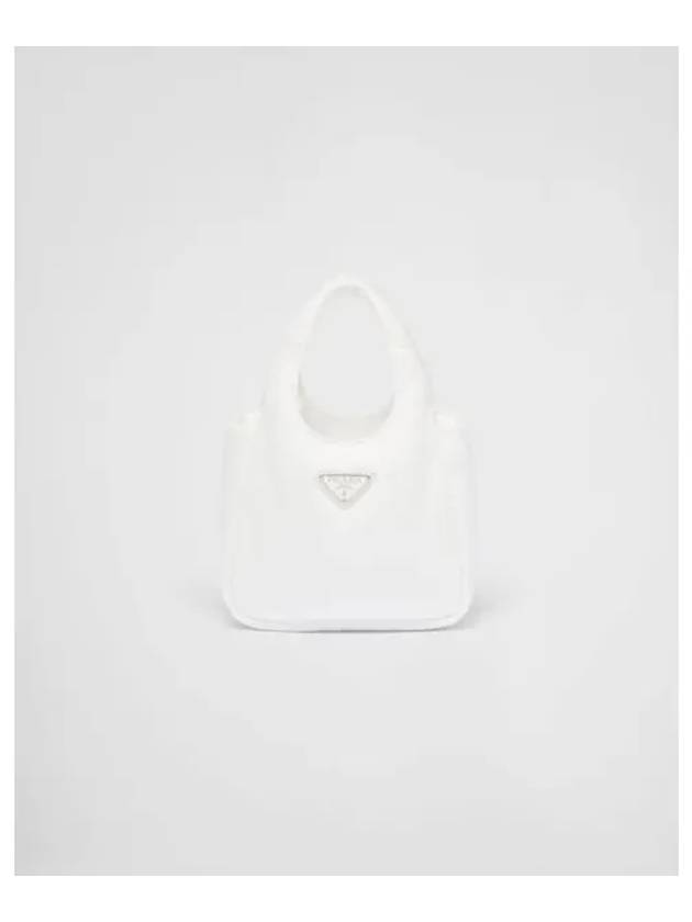 Soft Padded Re-Nylon Mini Bag White - PRADA - BALAAN 2