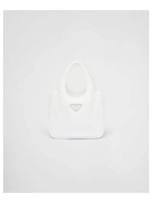 Soft Padded Re-Nylon Mini Bag White - PRADA - BALAAN 2