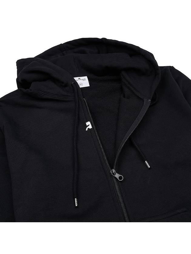 Tracksuit Zip-Up Hoodie Black - COURREGES - BALAAN 9