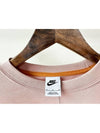 Sportswear Swoosh Fleece Crop Sweatshirt Pink - NIKE - BALAAN 6