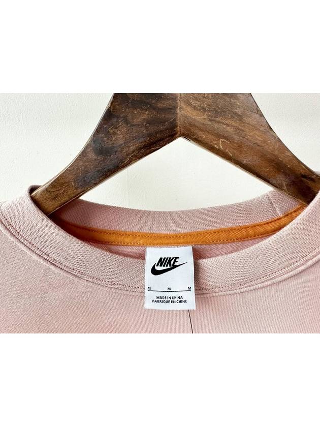 Sportswear Swoosh Fleece Crop Sweatshirt Pink - NIKE - BALAAN 9