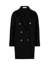 Women's Pedone Double Coat Black - MAX MARA - BALAAN 2