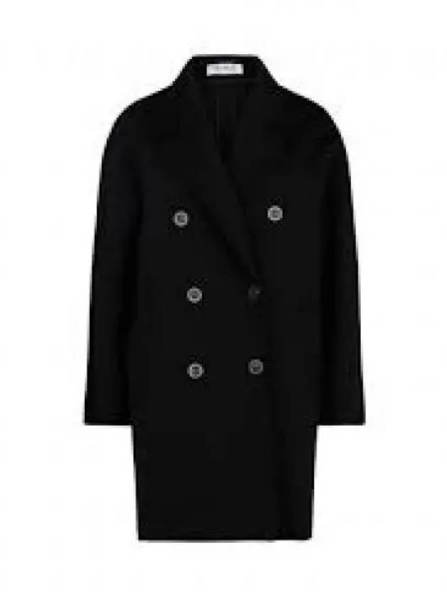 Women's Pedone Double Coat Black - MAX MARA - BALAAN 2