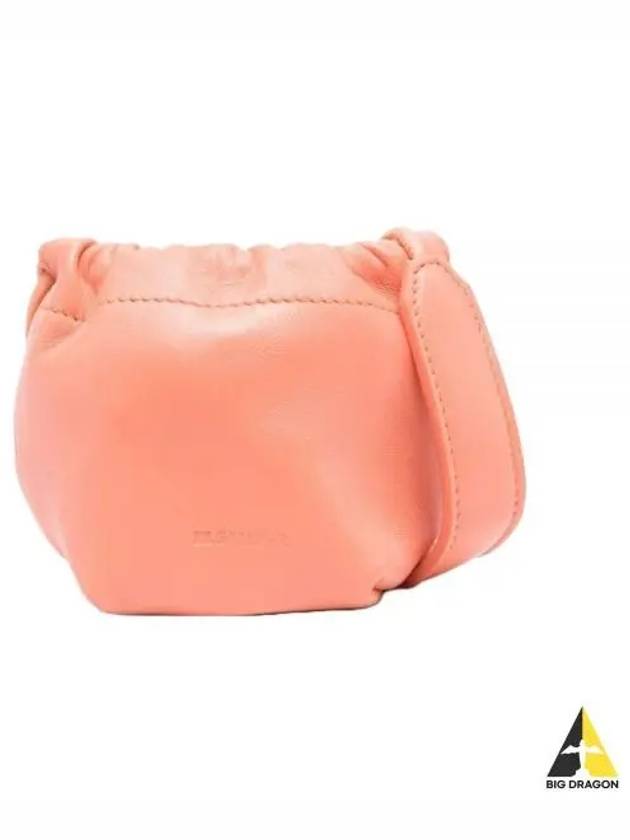 Dumpling Mini Drawstring Lambskin Leather Cross Bag Pink - JIL SANDER - BALAAN 2