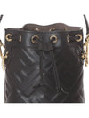 Mon Tresor Black Leather Mini Bag with FF Motif - FENDI - BALAAN 6