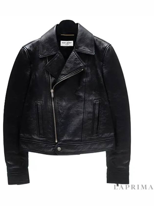 Women's Biker Jacket 576658YC2PO1188 - SAINT LAURENT - BALAAN 4