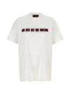 Cotton Print Short Sleeve T-Shirt White - GUCCI - BALAAN 2