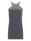 Laundry Logo Rib Sleeveless Grey - OFF WHITE - BALAAN 2