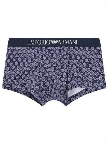 UNDERWEAR Men s Logo Band Patterned Drawn Navy 271385 - EMPORIO ARMANI - BALAAN 1