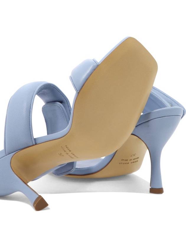 Light-Blue Perni X Pernille Sandals In Leather Woman - GIA BORGHINI - BALAAN 5