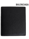 logo vertical card wallet black - BALENCIAGA - BALAAN.