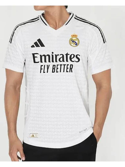 Real Madrid 24/25 Home Authentic Jersey Uniform Short Sleeve T-Shirt White - ADIDAS - BALAAN 2