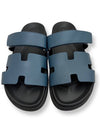 Chypre Men's Sandals Dark Blue Apsong - HERMES - BALAAN 2