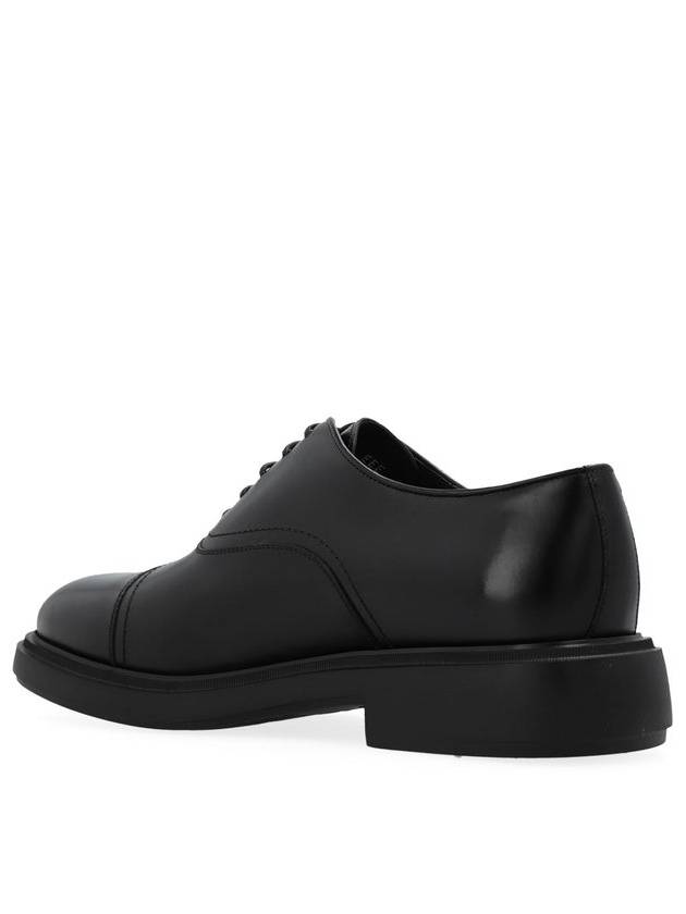 Leather Lace-up Oxford Black - SALVATORE FERRAGAMO - BALAAN 4