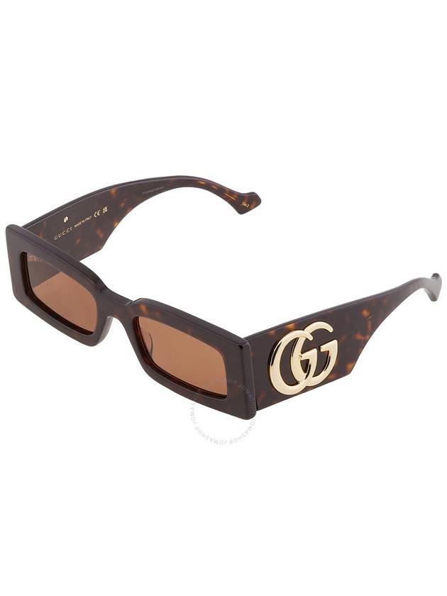 logo decorated rectangular frame sunglasses GG1425S - GUCCI - BALAAN 4