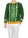 Golf Deuce MLM 2C AB03 GREEN Men s Crew Neck Wool Knit Sweater - MARK & LONA - BALAAN 6