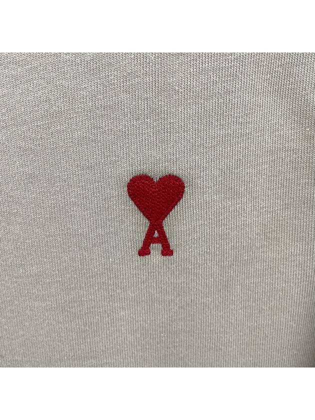 Heart logo long sleeve tshirt A21HJ005 250 - AMI - BALAAN 4