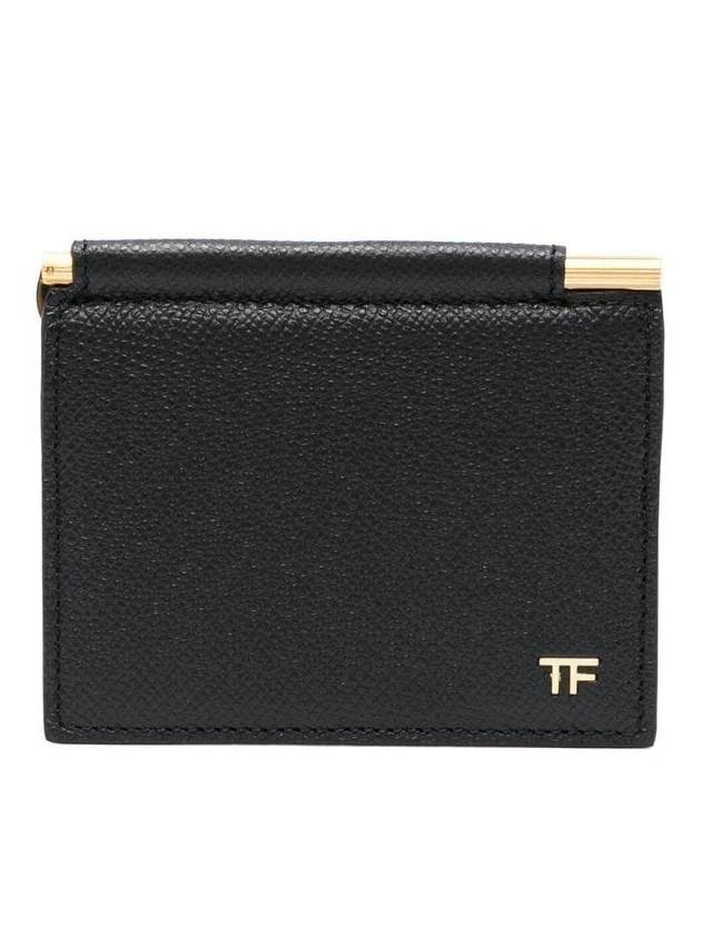 gold logo money clip wallet black - TOM FORD - BALAAN.