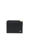 gold logo money clip wallet black - TOM FORD - BALAAN 1