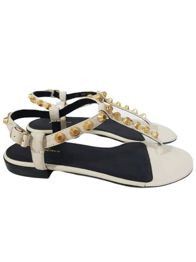 Stud Strap Sandals White - BALENCIAGA - BALAAN 2