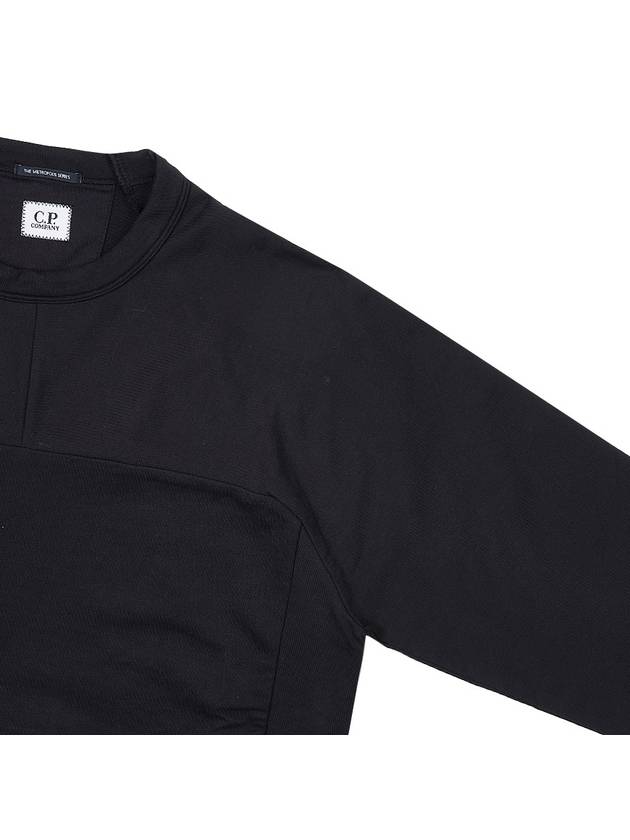 Metropolis Series Brushed Sweatshirt Black - CP COMPANY - BALAAN 5