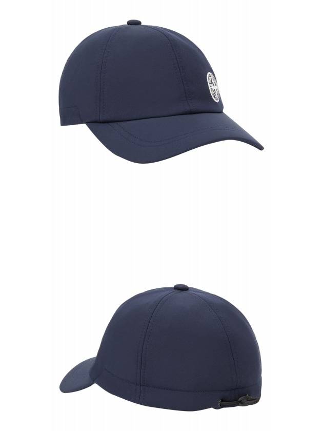 771599222 V0020 Logo embroidery ball cap navy hat TJ - STONE ISLAND - BALAAN 4