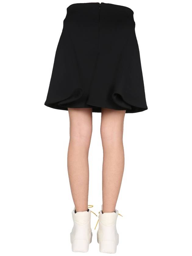 Grande Poudre A-Line Skirt Black - BOTTEGA VENETA - BALAAN 5