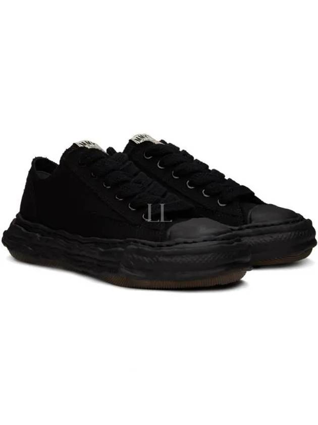 137643 A11FW702 BLKBLK Peterson OG Sole Canvas Low Top Sneakers - MIHARA YASUHIRO - BALAAN 1