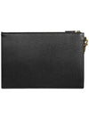 GG Marmont leather strap clutch bag black - GUCCI - BALAAN 4