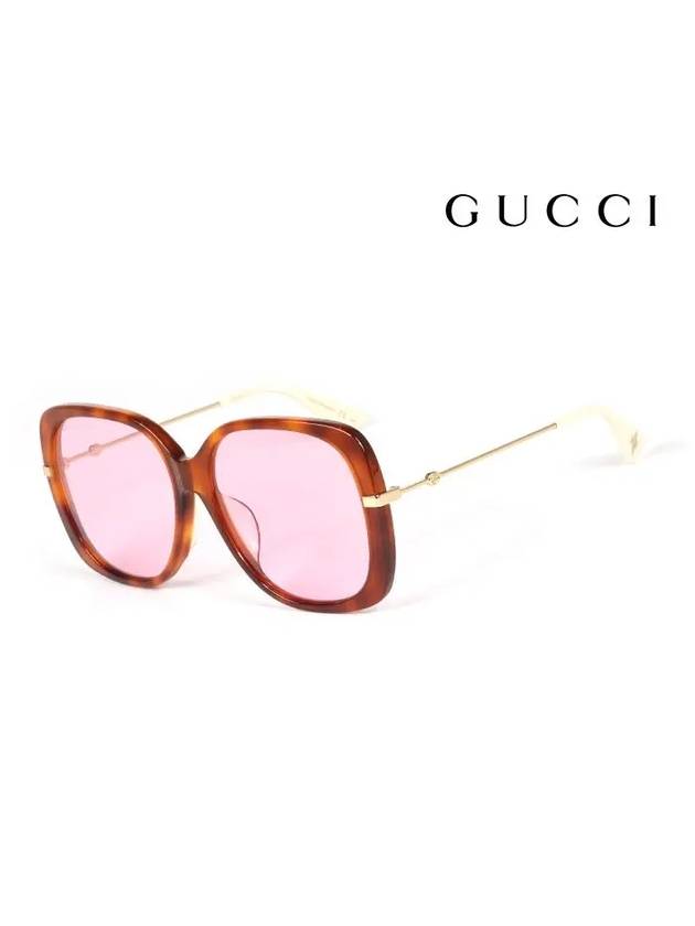 Sunglasses GG0511SA 006 Square Metal Women's - GUCCI - BALAAN.