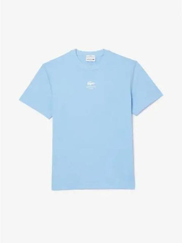 Men s soft branding small croc short sleeve t shirt TH2739 54N HBP domestic product GQ2N24090541790 - LACOSTE - BALAAN 1