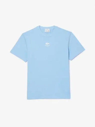 Men s soft branding small croc short sleeve t shirt TH273954N HBP domestic product - LACOSTE - BALAAN 1