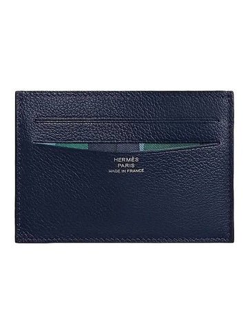 Citizen Twill Card Wallet Blue Nuit Blue Sapphire - HERMES - BALAAN 1