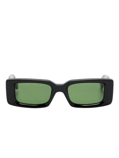 Eyewear Rectangle Frame Sunglasses Green Black - OFF WHITE - BALAAN 1