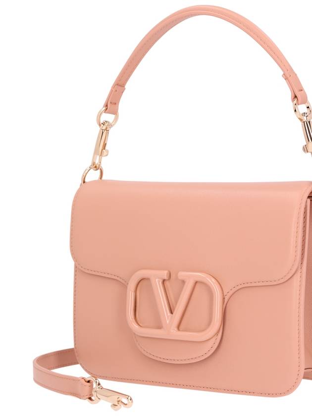 V logo tote bag pink - VALENTINO - BALAAN 4