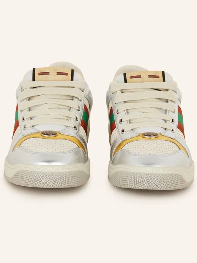 Leather Low Top Sneakers - GUCCI - BALAAN 5