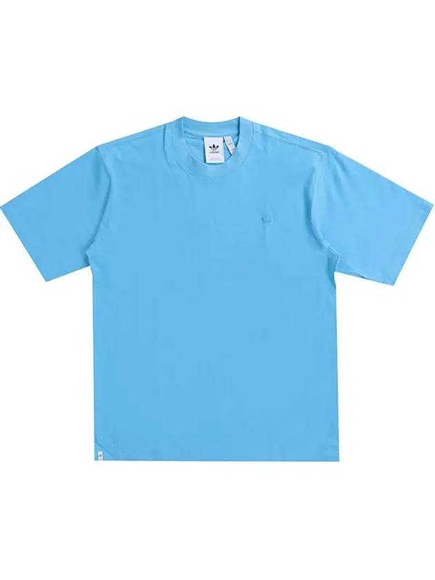 Contempo Short Sleeve T-Shirt Blue - ADIDAS - BALAAN 3