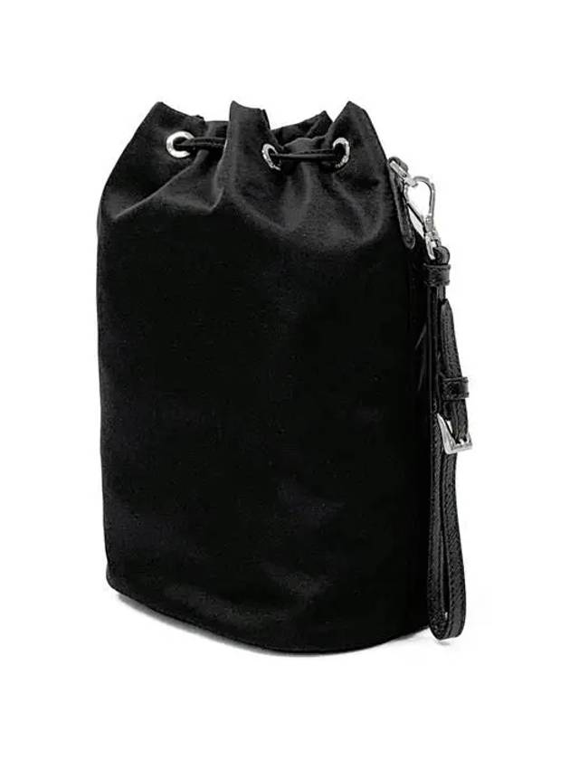 Re-Nylon Drawstring Pouch Black - PRADA - BALAAN 4