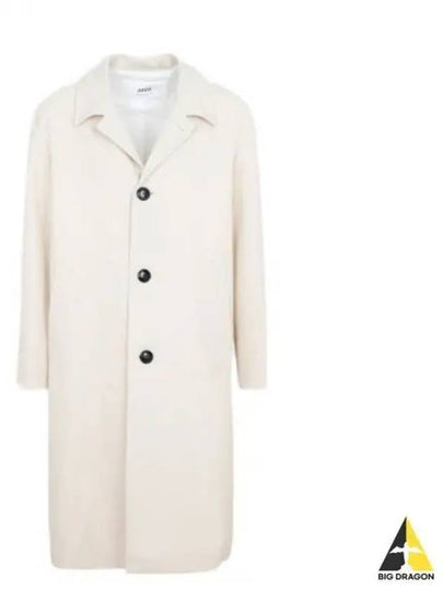 Wool Single Coat Vanilla - AMI - BALAAN 2