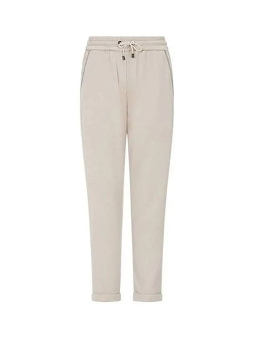 Women s Monili Pocket Banding Roll up Pants Beige 270812 - BRUNELLO CUCINELLI - BALAAN 1