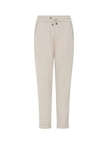 10 ePoint Women s Monili Pocket Banding Roll up Pants Beige 270812 - BRUNELLO CUCINELLI - BALAAN 1