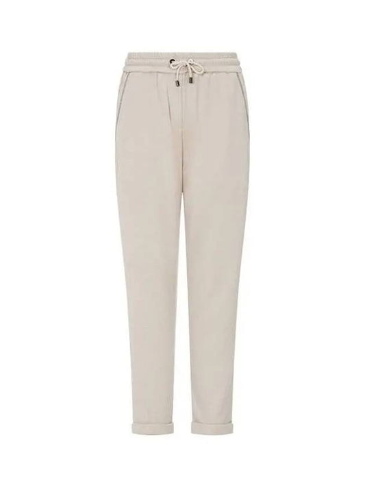 Women s Monili Pocket Banding Roll up Pants Beige 270812 - BRUNELLO CUCINELLI - BALAAN 1