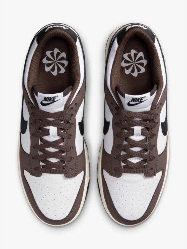 Dunk Low Retro Next Nature Low Top Sneakers Baroque Brown White - NIKE - BALAAN 5