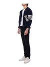 Hector 4 Bar Stripe Cardigan Black - THOM BROWNE - BALAAN 5