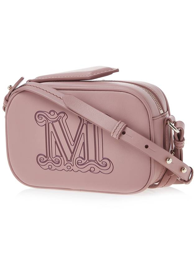 Elsa M Logo Leather Cross Bag Pink - MAX MARA - BALAAN 3