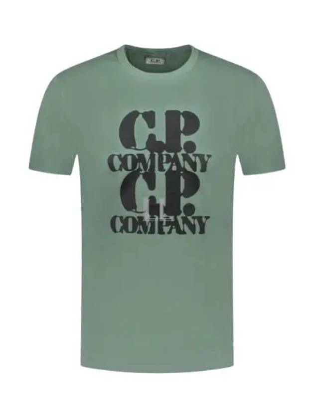 30/1 Jersey Graphic Short Sleeve T-Shirt Green - CP COMPANY - BALAAN 2