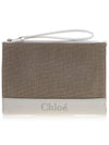 Sense Zipper Clutch Bag Beige White - CHLOE - BALAAN 2