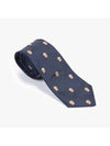 Men's Striped Silk Tie Navy - PAUL SMITH - BALAAN 3