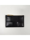 Intrecciato Zipper Card Wallet Black - BOTTEGA VENETA - BALAAN 5