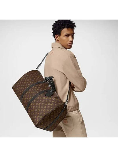 Monogram Keepall 55 Bandouliere Macassar Duffel Bag Brown - LOUIS VUITTON - BALAAN 2